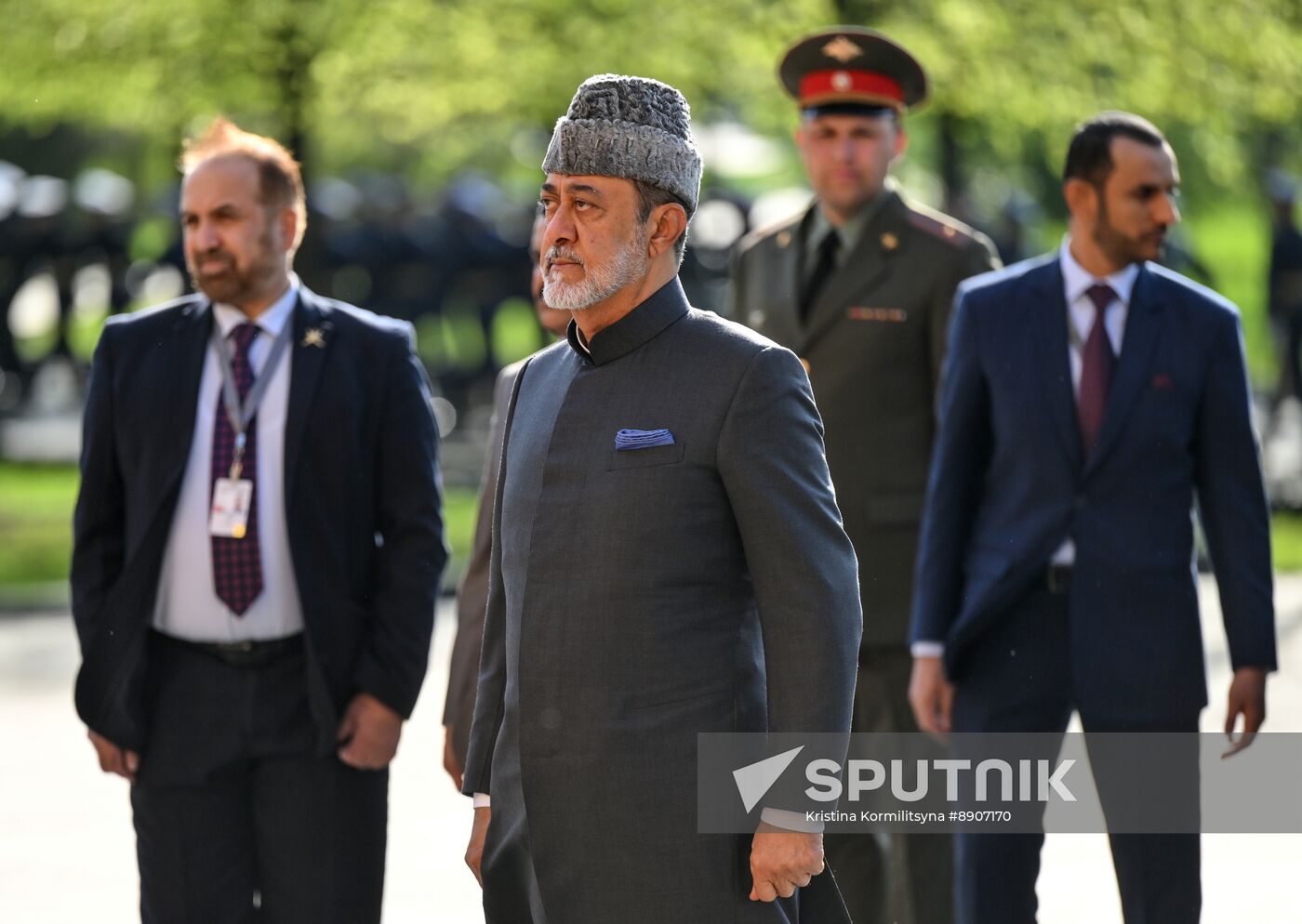 Russia Oman Wreath Laying