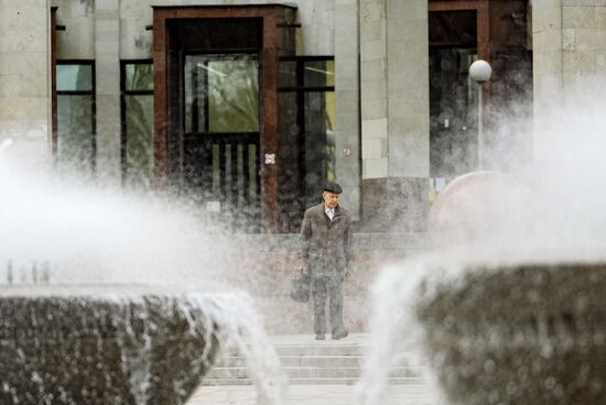 Russia Fountain Season