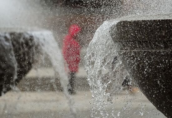 Russia Fountain Season