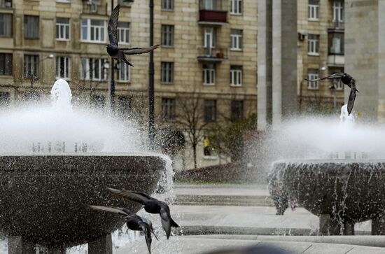 Russia Fountain Season