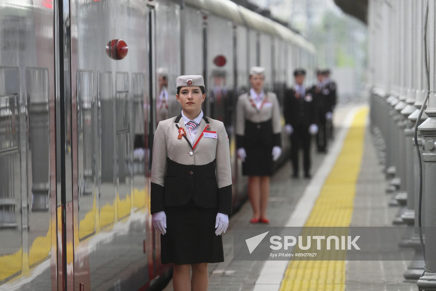 Russia Belarus Themed Railway Train