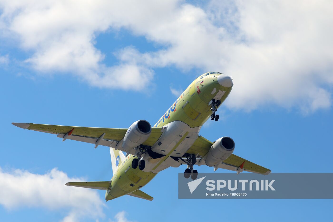 Russia New SSJ Passenger Jet Tests