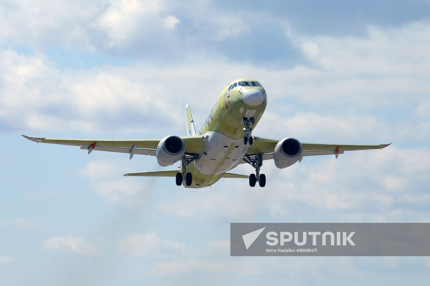 Russia New SSJ Passenger Jet Tests