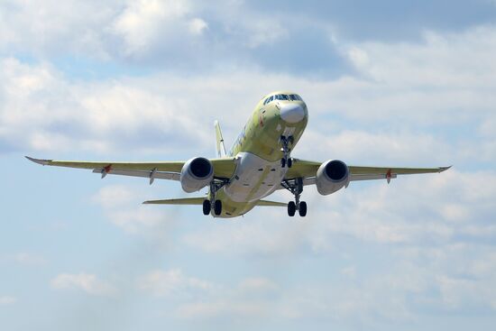 Russia New SSJ Passenger Jet Tests