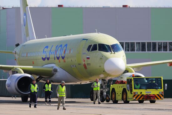 Russia New SSJ Passenger Jet Tests