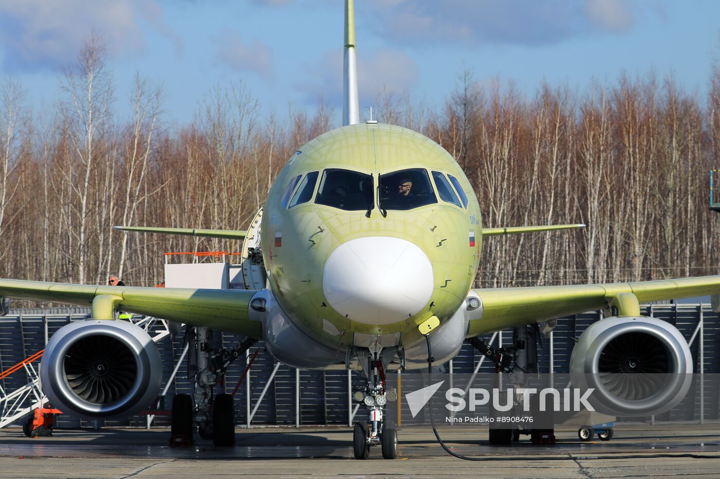 Russia New SSJ Passenger Jet Tests