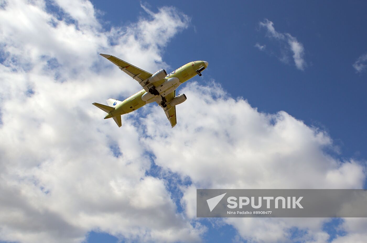 Russia New SSJ Passenger Jet Tests