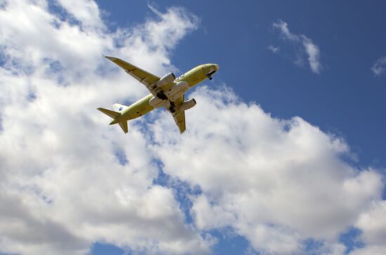 Russia New SSJ Passenger Jet Tests