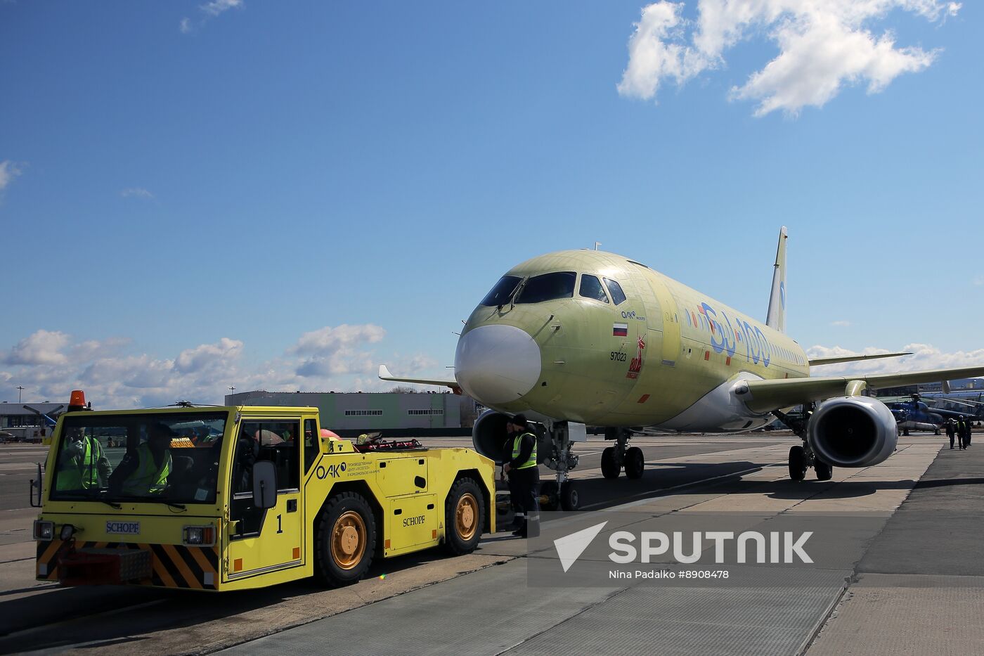 Russia New SSJ Passenger Jet Tests