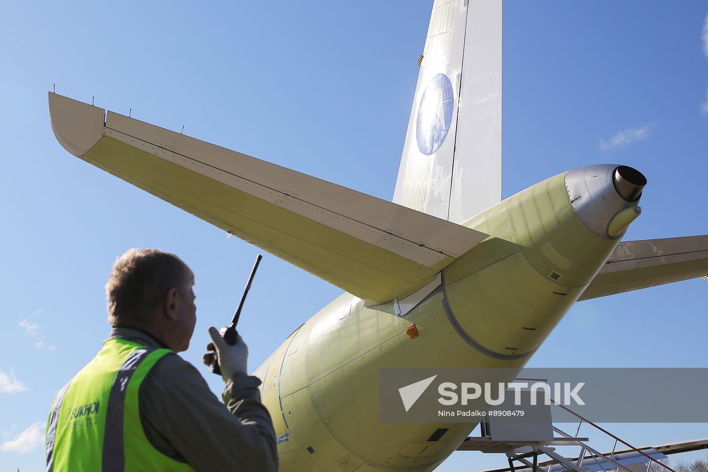 Russia New SSJ Passenger Jet Tests