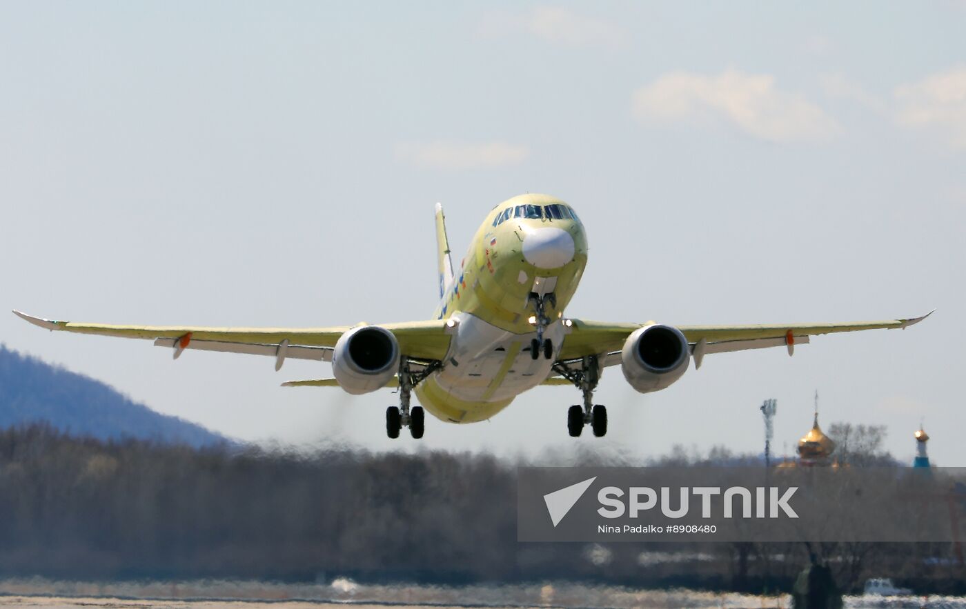 Russia New SSJ Passenger Jet Tests