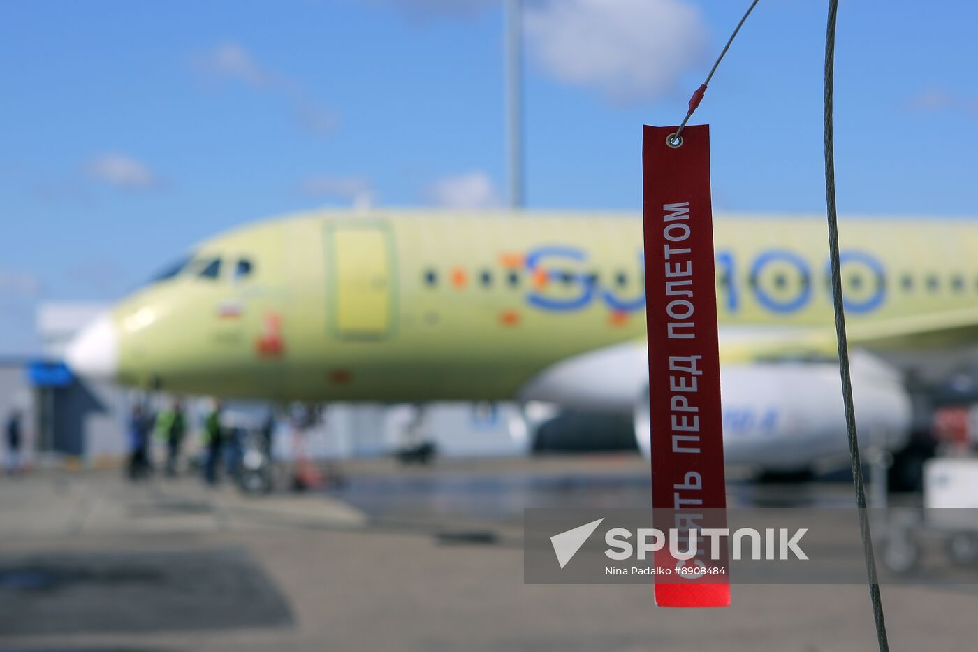 Russia New SSJ Passenger Jet Tests