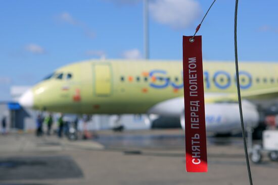 Russia New SSJ Passenger Jet Tests