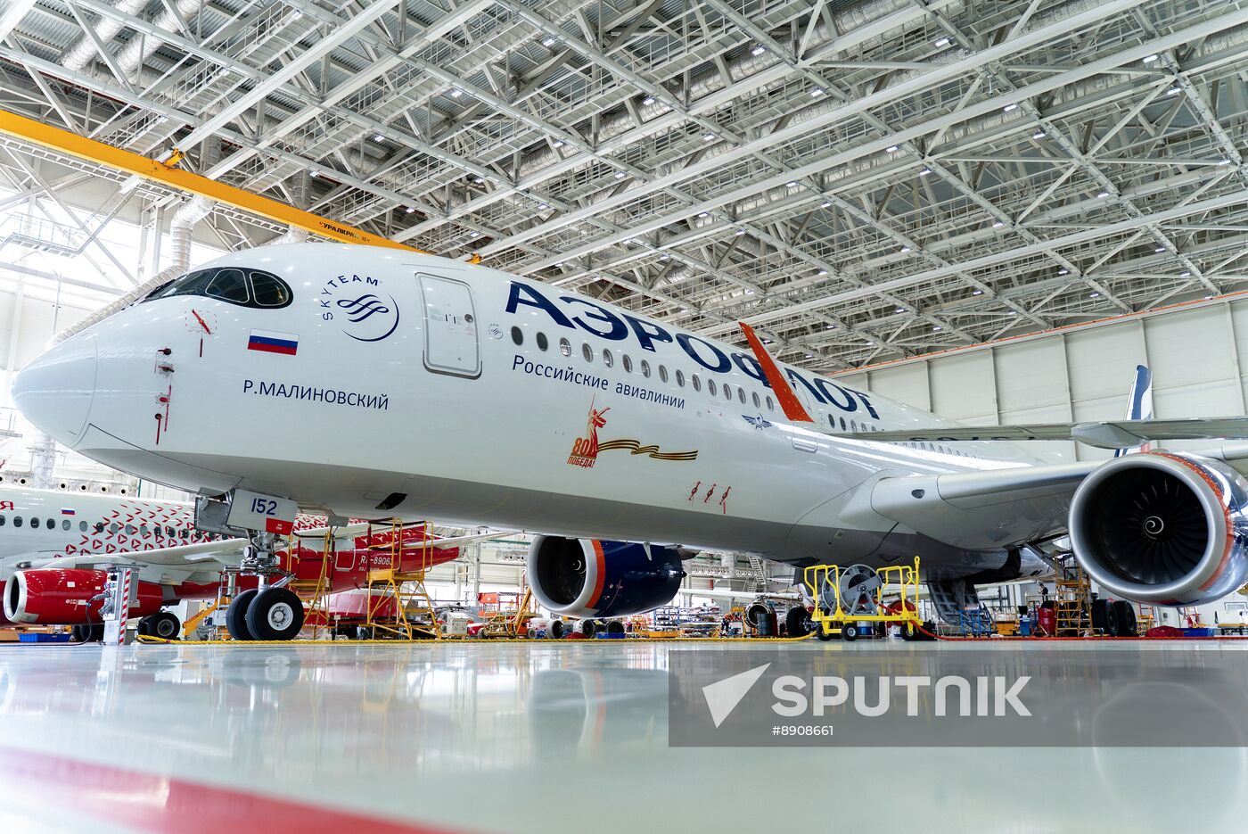 Russia Airlines WWII Victory Anniversary