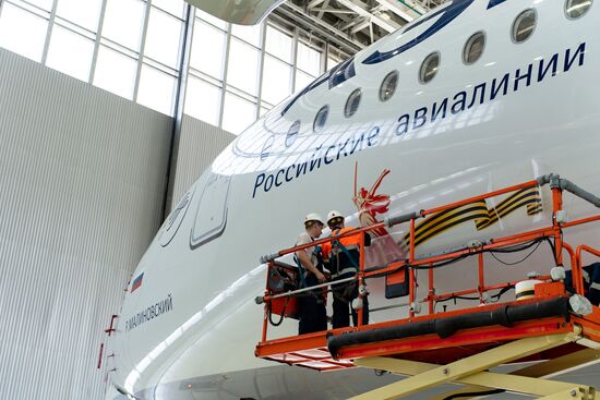 Russia Airlines WWII Victory Anniversary