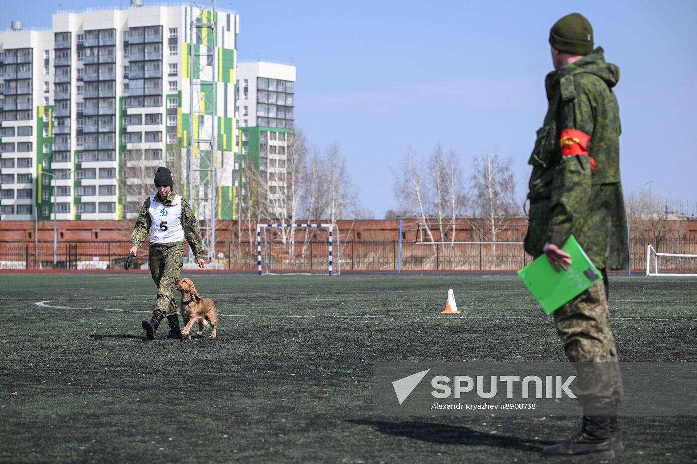 Russia Customs Dog Handlers Competition