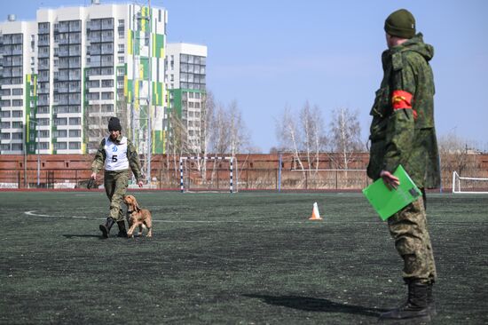 Russia Customs Dog Handlers Competition