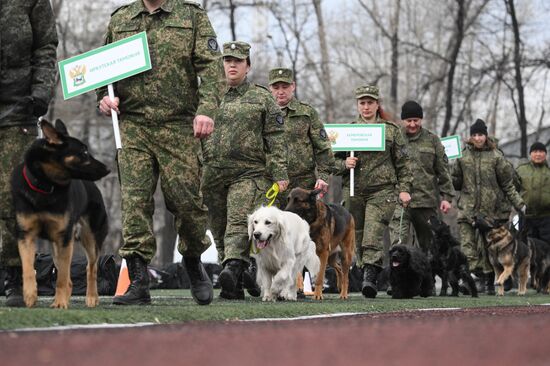 Russia Customs Dog Handlers Competition