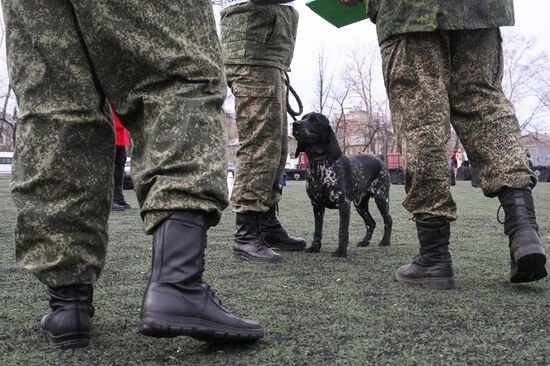 Russia Customs Dog Handlers Competition