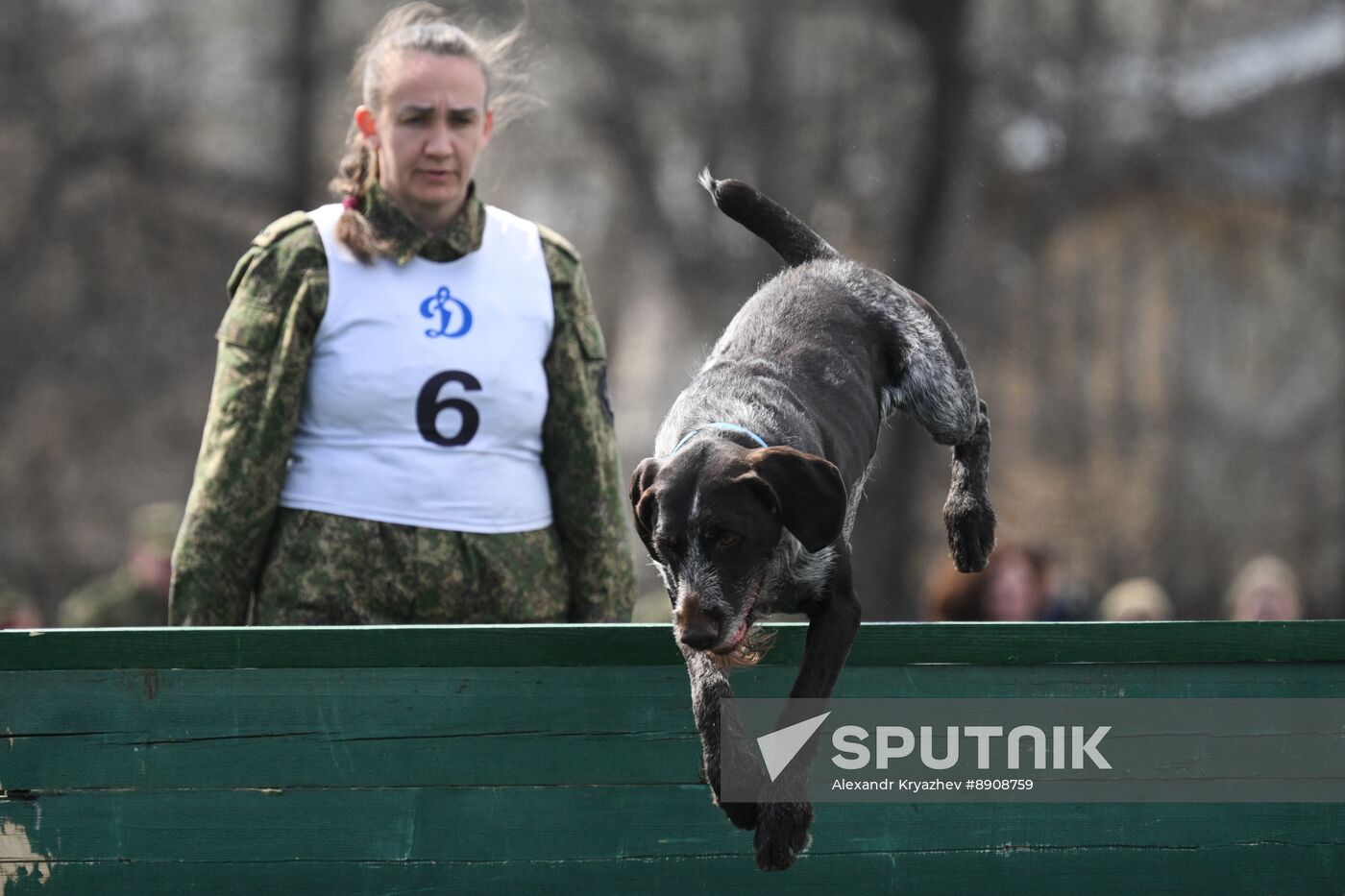 Russia Customs Dog Handlers Competition