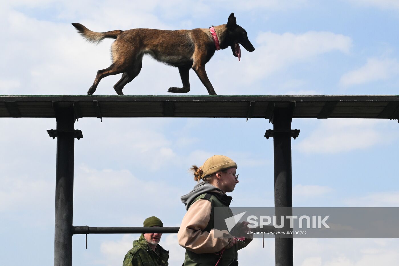 Russia Customs Dog Handlers Competition