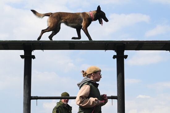Russia Customs Dog Handlers Competition