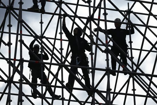 Russia WWII Victory Day Preparations