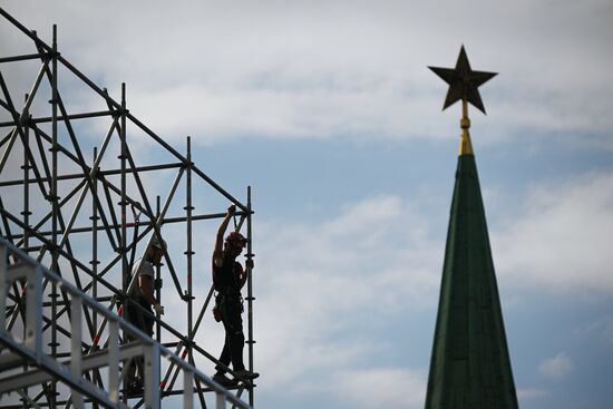 Russia WWII Victory Day Preparations