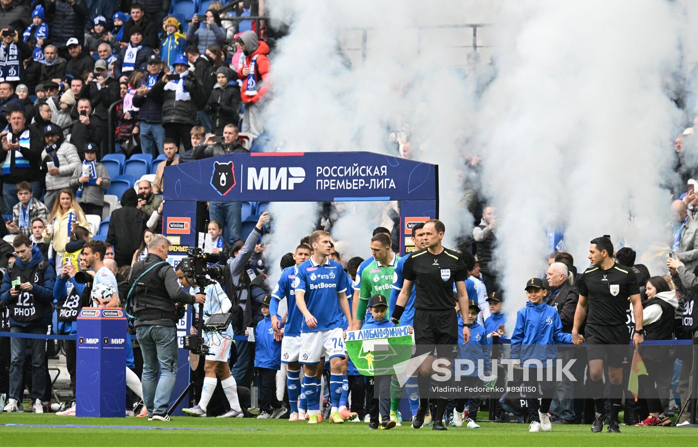 Russia Soccer Premier-League Dynamo - Zenit