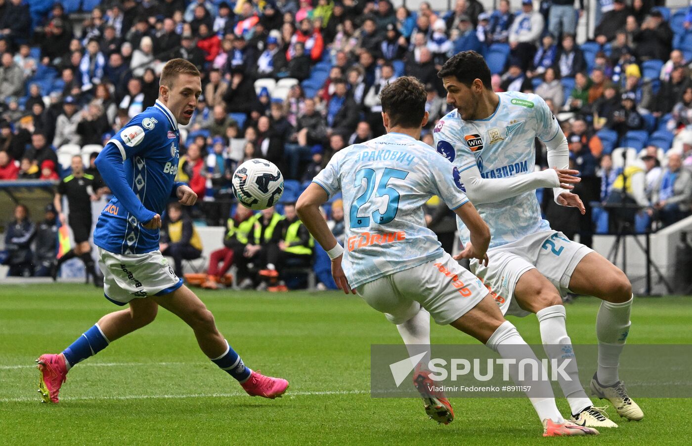 Russia Soccer Premier-League Dynamo - Zenit