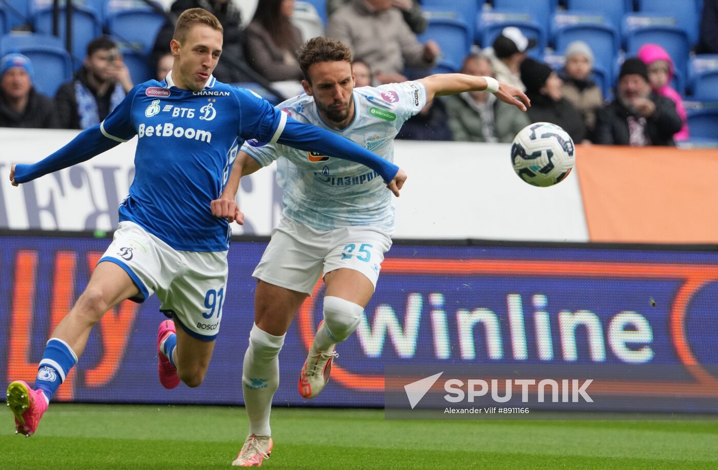 Russia Soccer Premier-League Dynamo - Zenit