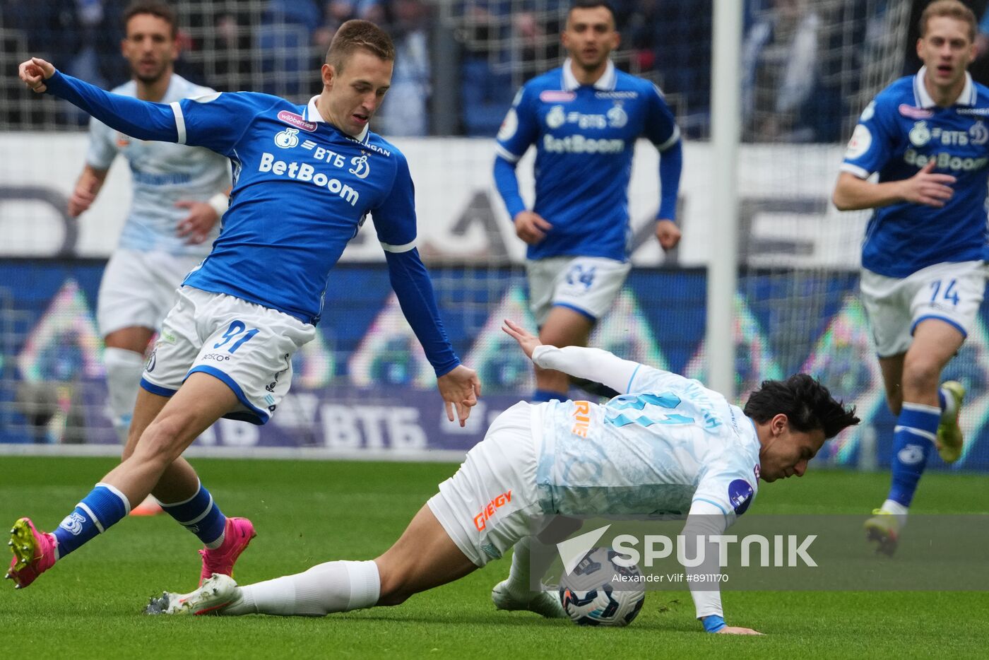 Russia Soccer Premier-League Dynamo - Zenit