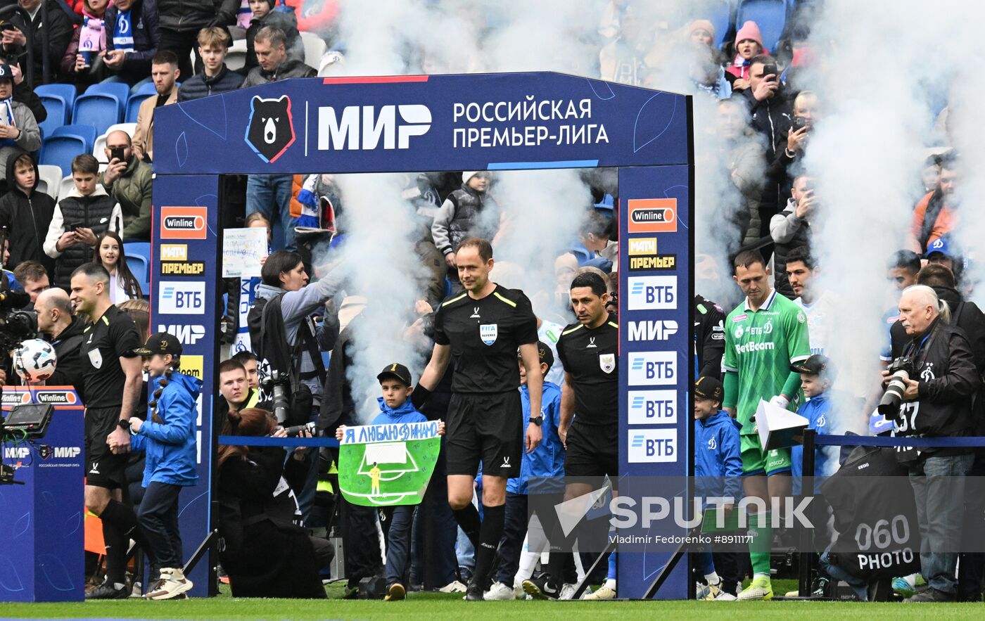 Russia Soccer Premier-League Dynamo - Zenit