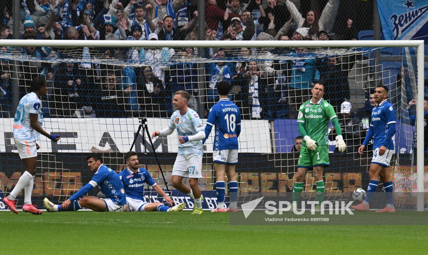 Russia Soccer Premier-League Dynamo - Zenit