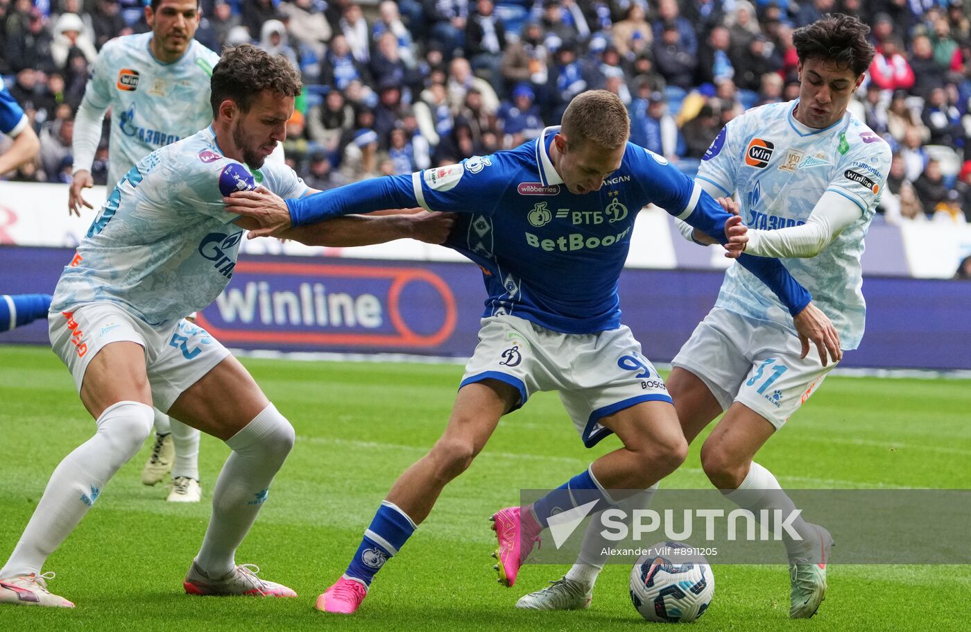 Russia Soccer Premier-League Dynamo - Zenit