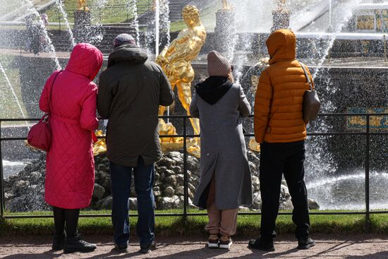Russia Fountain Season