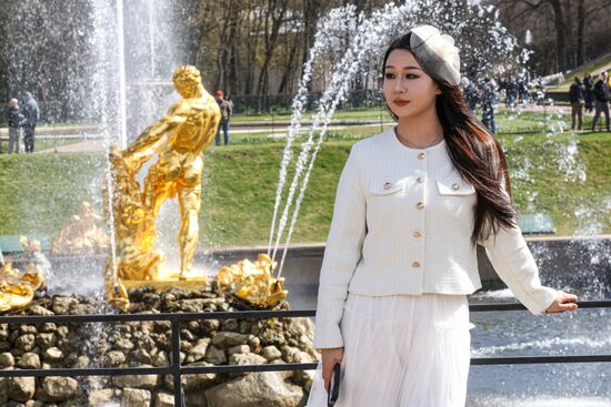 Russia Fountain Season
