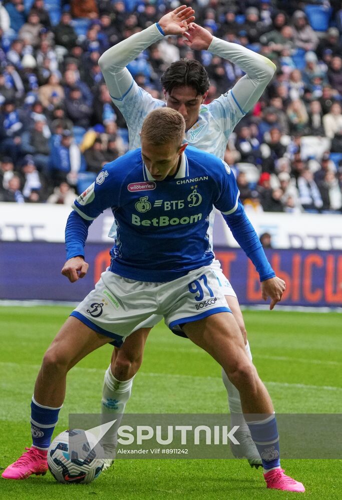 Russia Soccer Premier-League Dynamo - Zenit