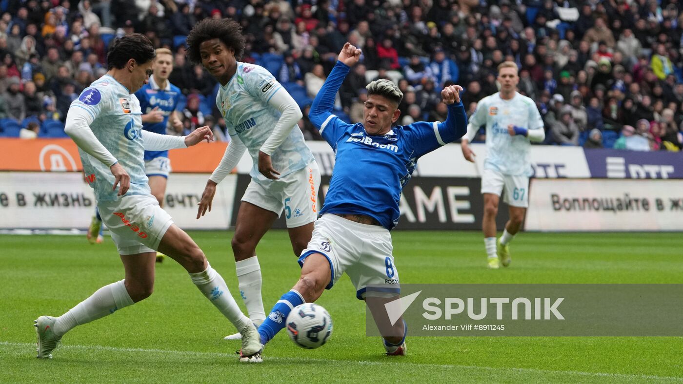 Russia Soccer Premier-League Dynamo - Zenit