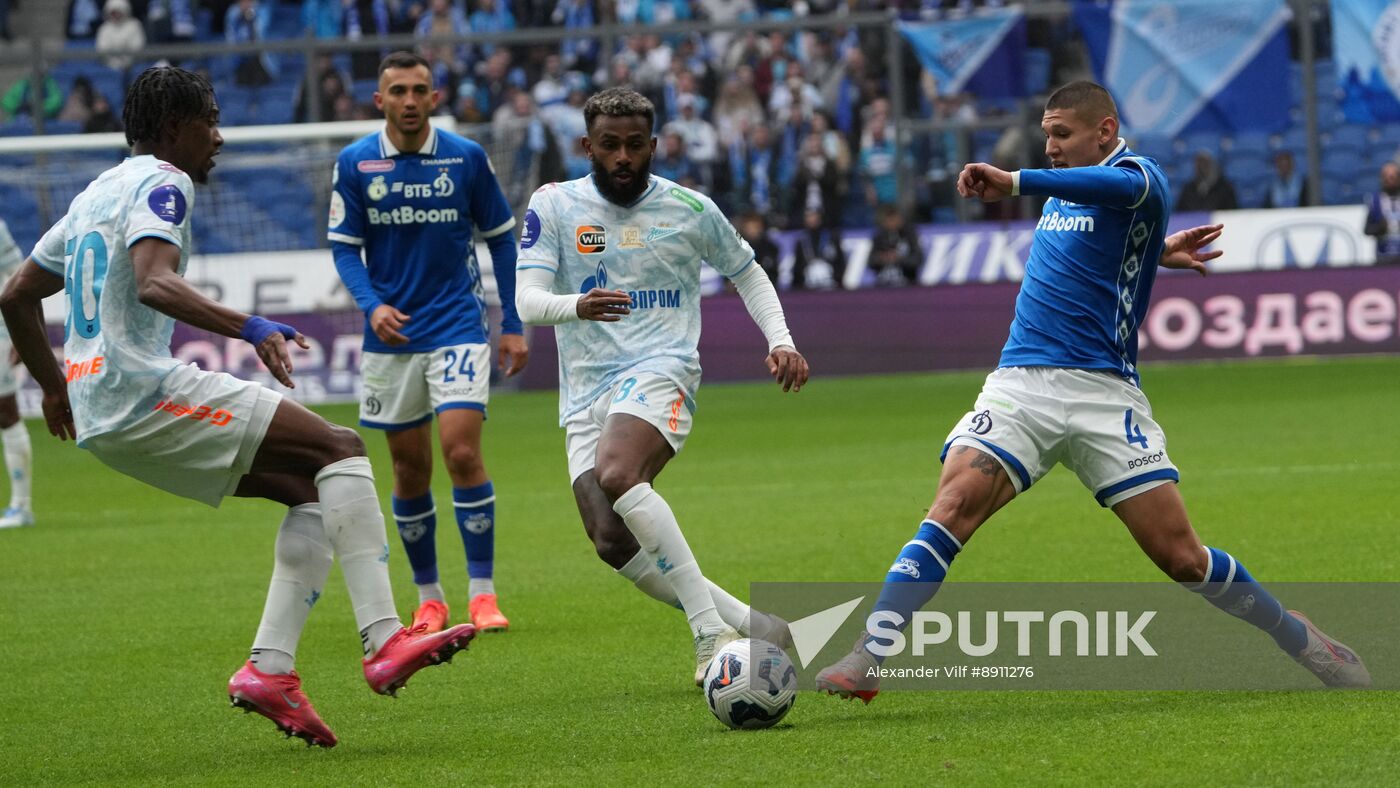 Russia Soccer Premier-League Dynamo - Zenit