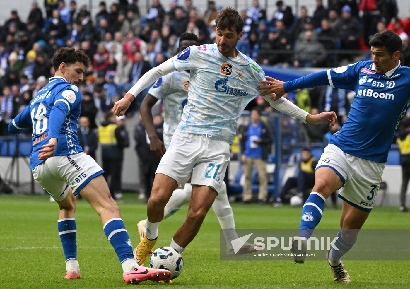 Russia Soccer Premier-League Dynamo - Zenit