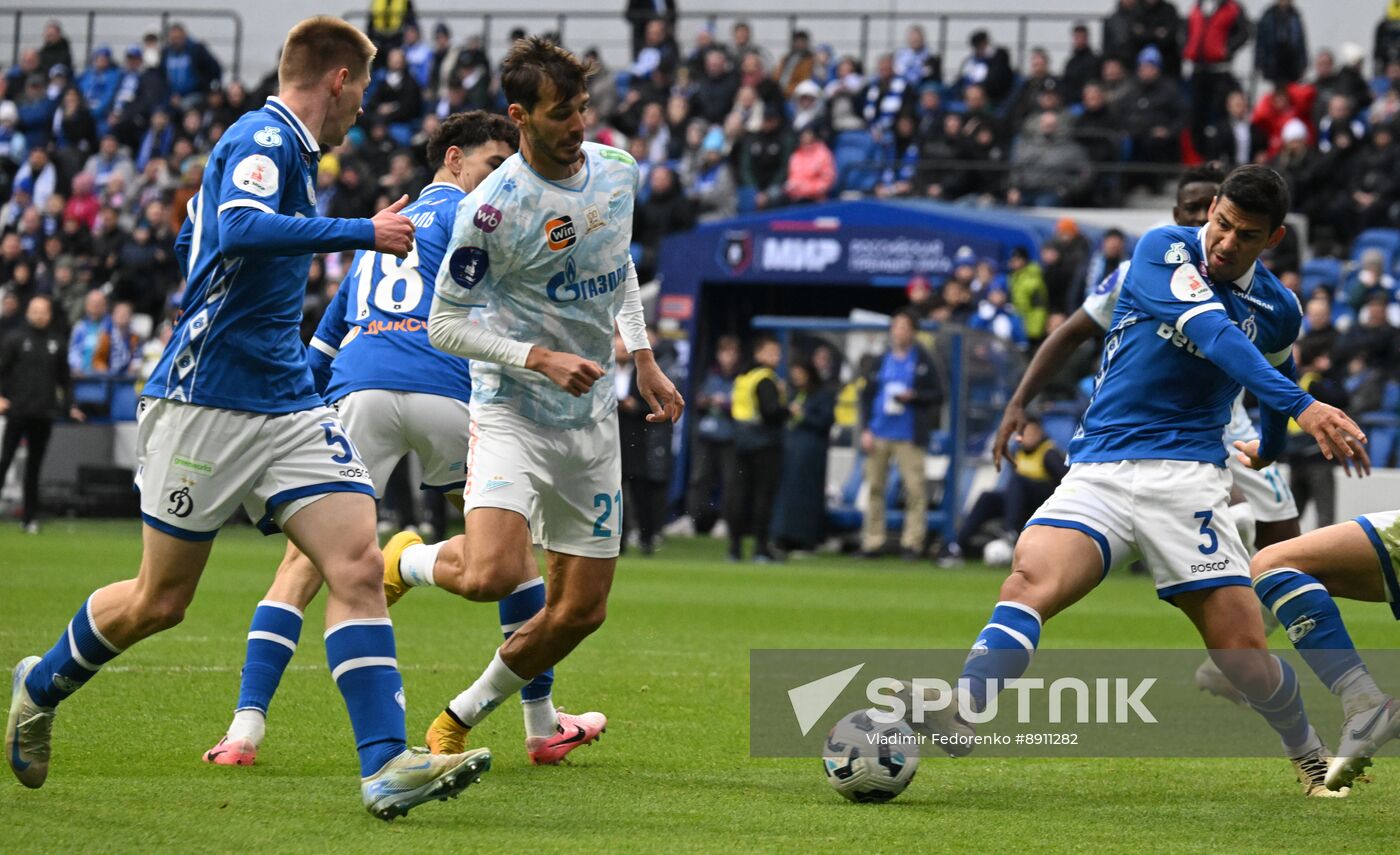Russia Soccer Premier-League Dynamo - Zenit
