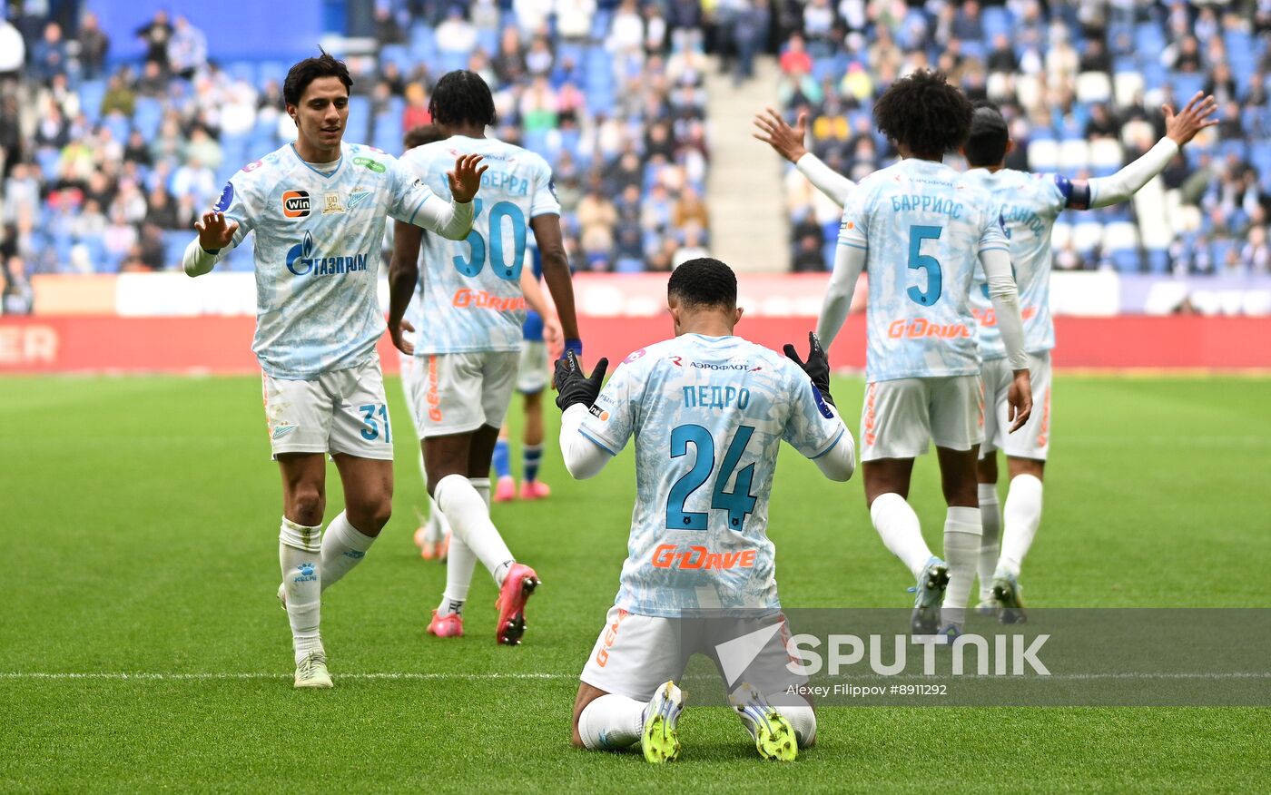 Russia Soccer Premier-League Dynamo - Zenit