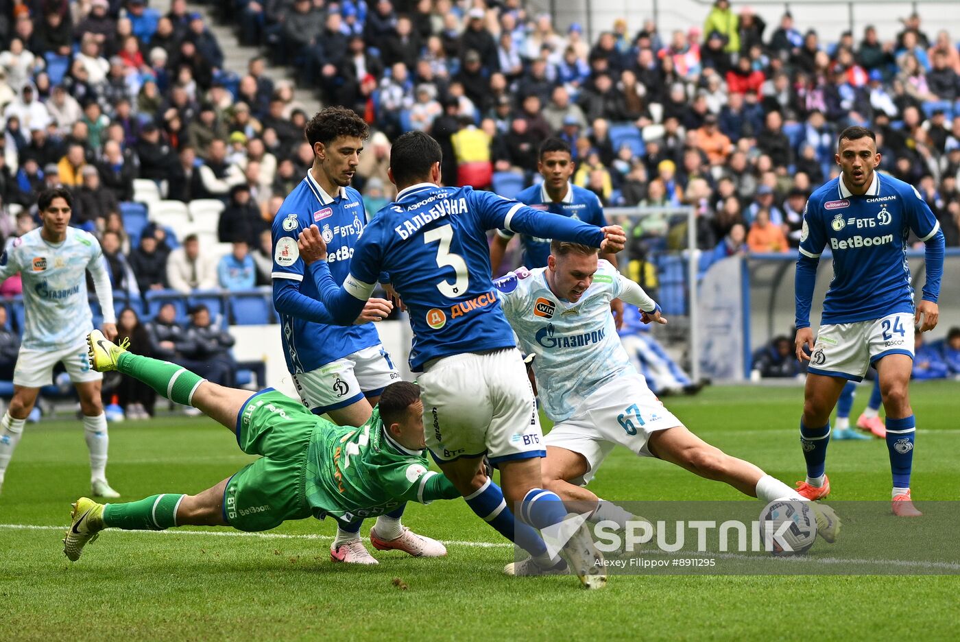 Russia Soccer Premier-League Dynamo - Zenit