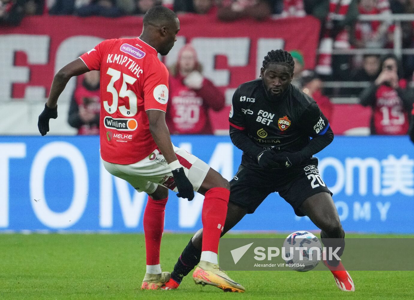 Russia Soccer Premier-League Spartak - CSKA