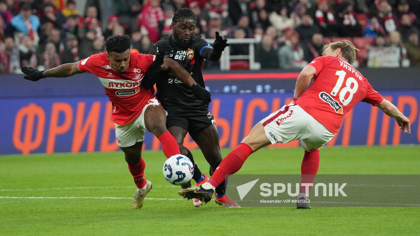 Russia Soccer Premier-League Spartak - CSKA