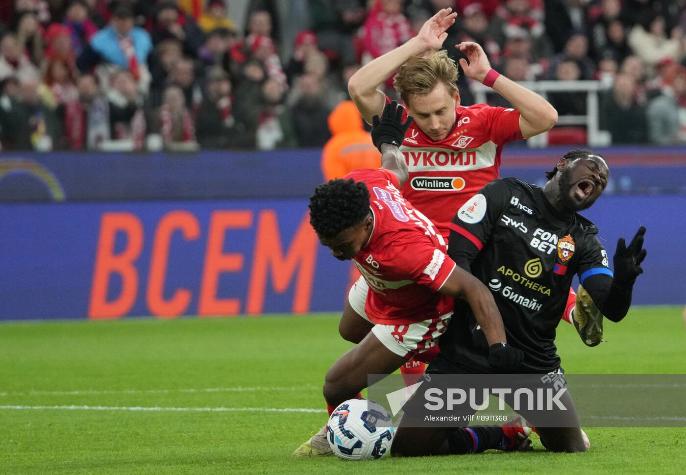 Russia Soccer Premier-League Spartak - CSKA