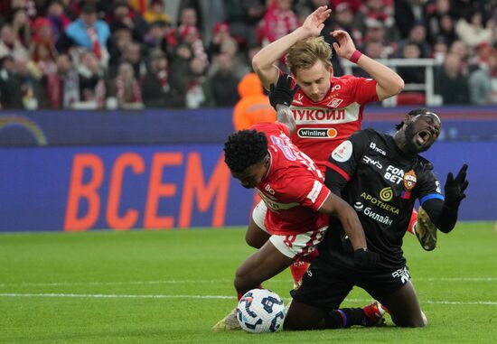 Russia Soccer Premier-League Spartak - CSKA