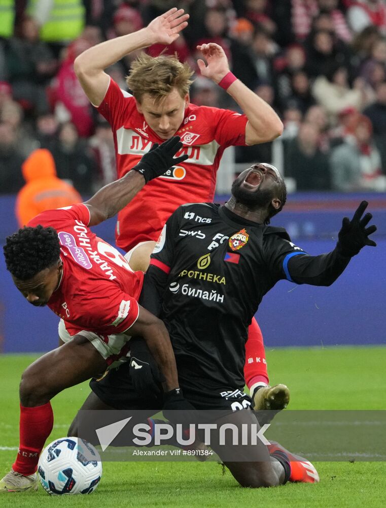 Russia Soccer Premier-League Spartak - CSKA