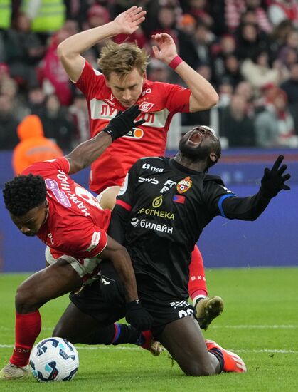 Russia Soccer Premier-League Spartak - CSKA